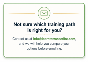 Not sure which training